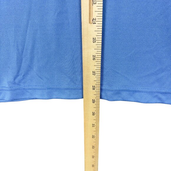PGA Tour Golf Polo Shirt Mens Marina Blue L Licensed TourSoft Long-Sleeve - Picture 10 of 12